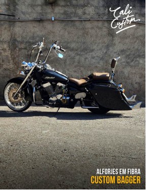 Alforje lateral em fibra - Custom Bagger