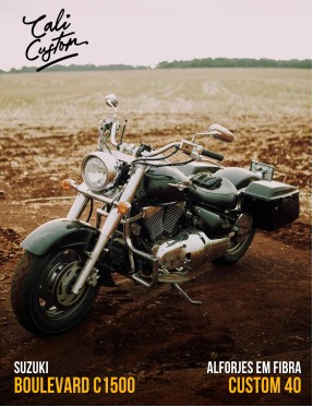 Alforje lateral em fibra - Custom 40