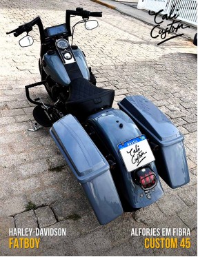 Alforje lateral em fibra - Custom 45