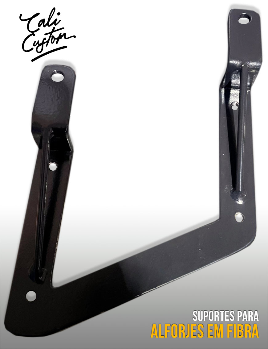 Suportes laterais para alforjes em fibra