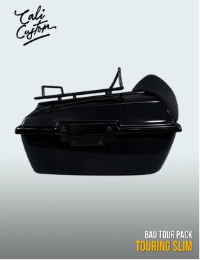 Baú tour pack em fibra de vidro - Touring SLIM