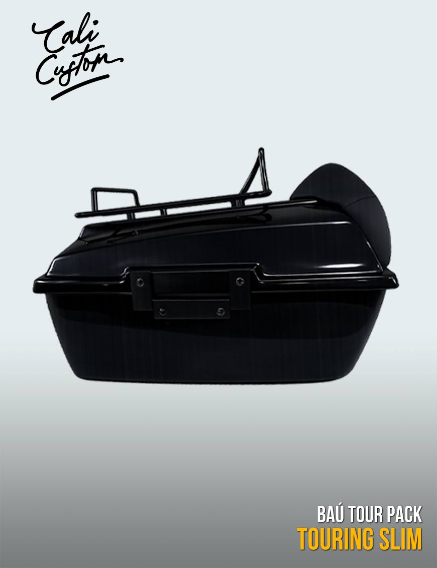 Baú tour pack em fibra de vidro - Touring SLIM