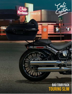 Baú tour pack em fibra de vidro - Touring SLIM