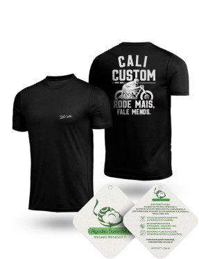 Camiseta rode mais, fale menos