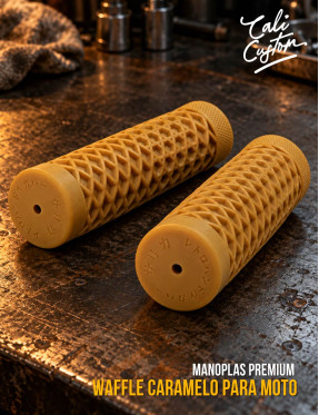 Manoplas Waffle Caramelo