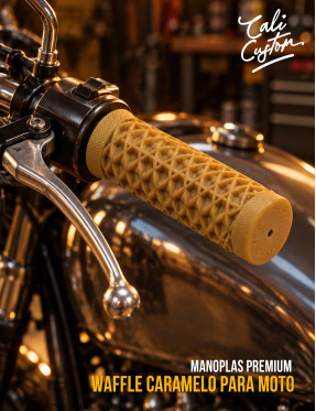 Manoplas Waffle Caramelo