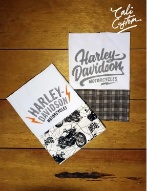 Panos de prato (louça) - Harley-Davidson